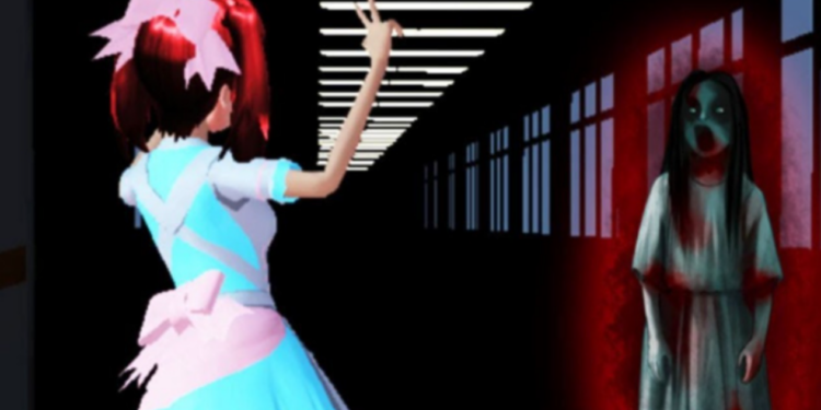 Cara memunculkan hantu di sakura school simulator