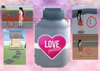 Cara mendapatkan love potion di sakura school simulator untuk pemula