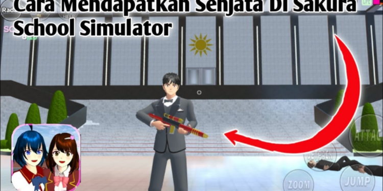 Cara mendapatkan senjata di sakura school