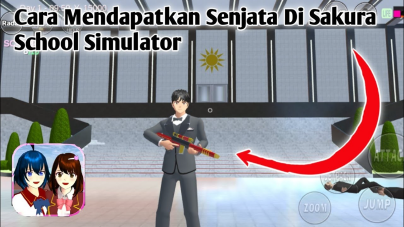 Cara Mendapatkan Senjata Di Sakura School