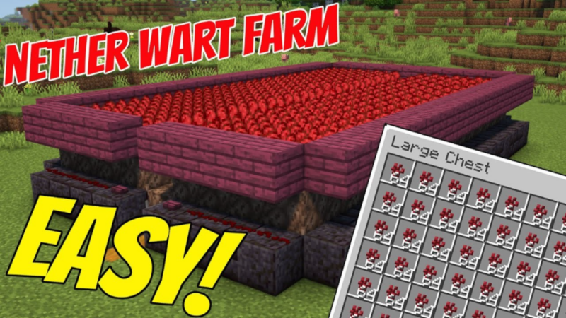 Cara Panen Nether Wart Di Minecraft Untuk Pemula!