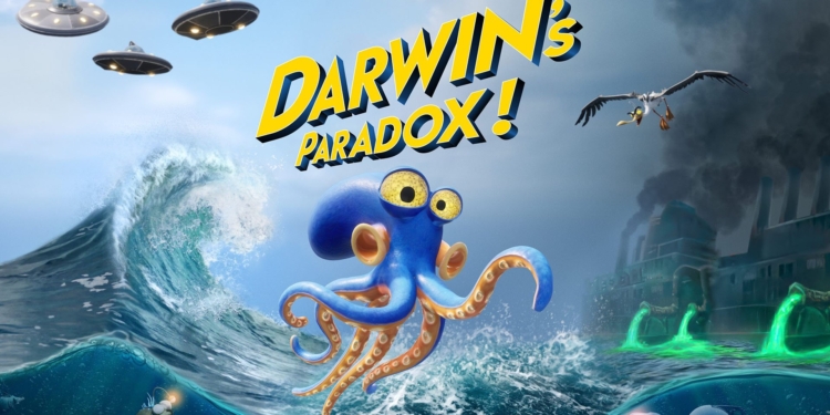 Darwin's paradox, game platformer baru dari konami dan zedrimetim