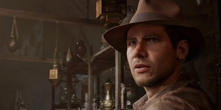 Harrison ford troy baker melakukan pekerjaan brilian dalam memerankan indiana jones