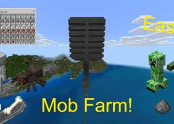 Membuat mob farm di minecraft dengan mudah