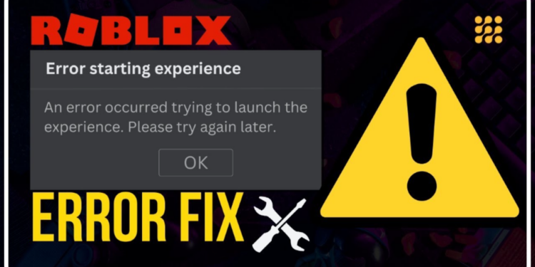 Mengatasi error starting experience di roblox