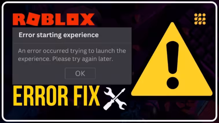 Mengatasi Error Starting Experience Di Roblox
