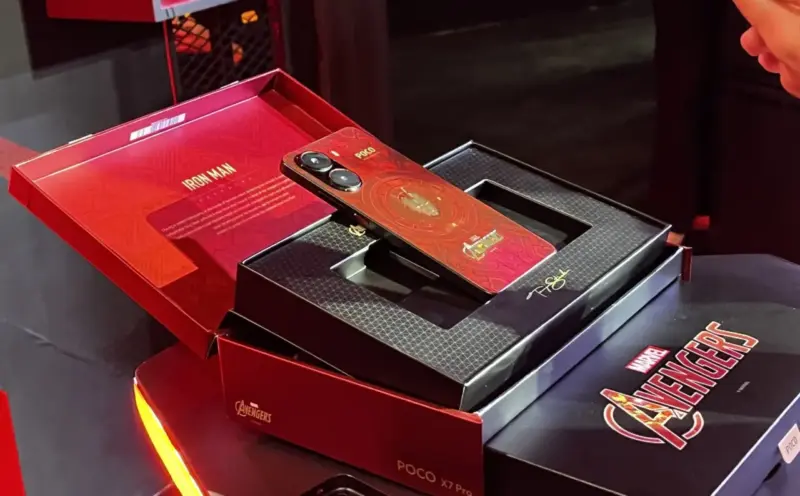 Poco x7 series iron man edition box