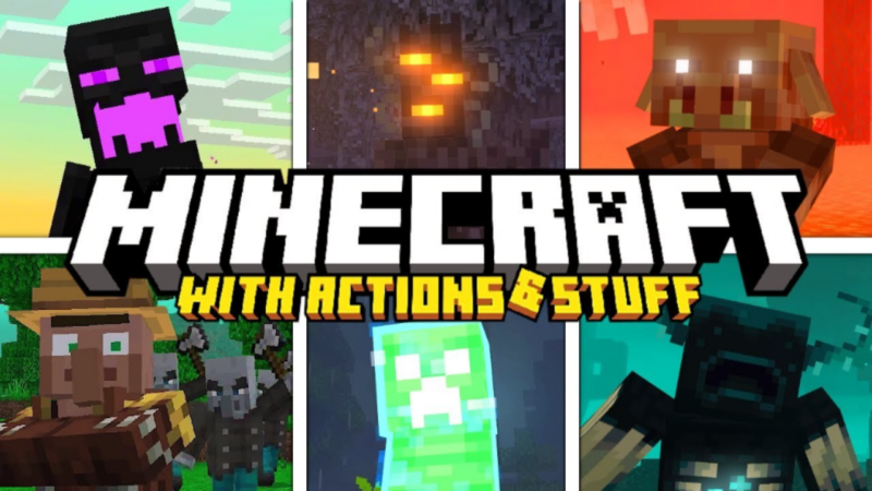 Pasang Minecraft Actions And Stuff Untuk Pemula