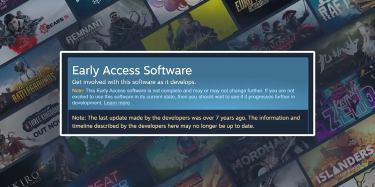 Valve peringatkan pemain jika game steam early access ditinggalkan