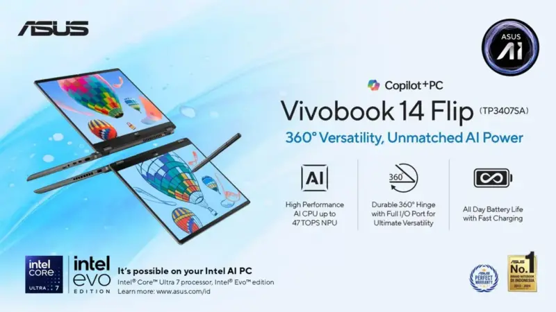 Asus vivobook 14 flip update