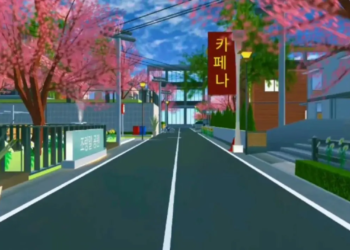 Id jalan raya keren di sakura school simulator