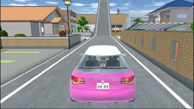 Id jalan raya keren di sakura school simulator