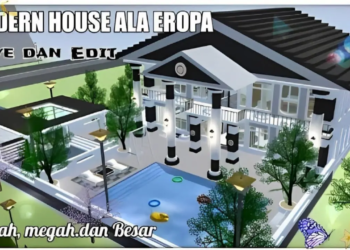 Id rumah eropa di sakura school simulator