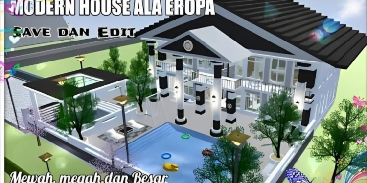 Id rumah eropa di sakura school simulator