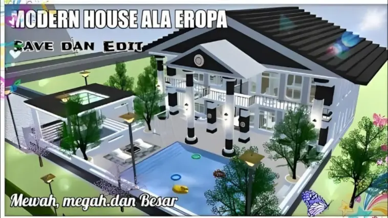 ID Rumah Eropa Kece di Sakura School Simulator 9 ID Rumah Eropa Kece di Sakura School Simulator
