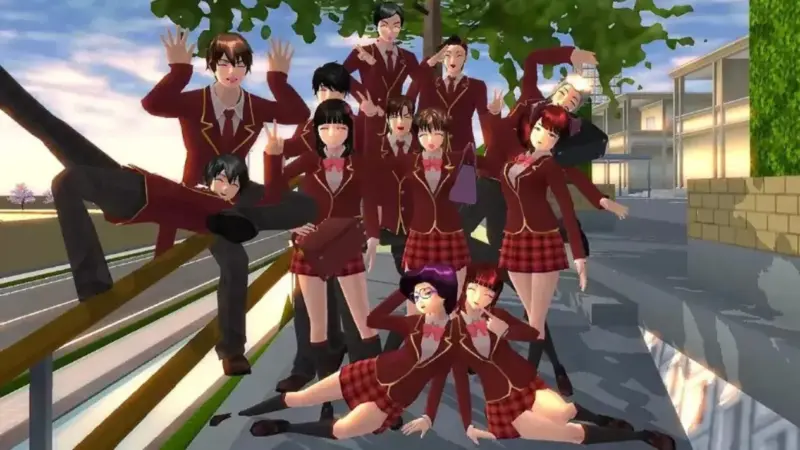 Id sakura school simulator uptodown dan bangunan keren lainnya!