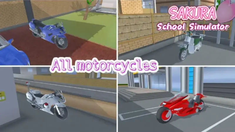 Kumpulan Id Motor Keren Di Sakura School Simulator