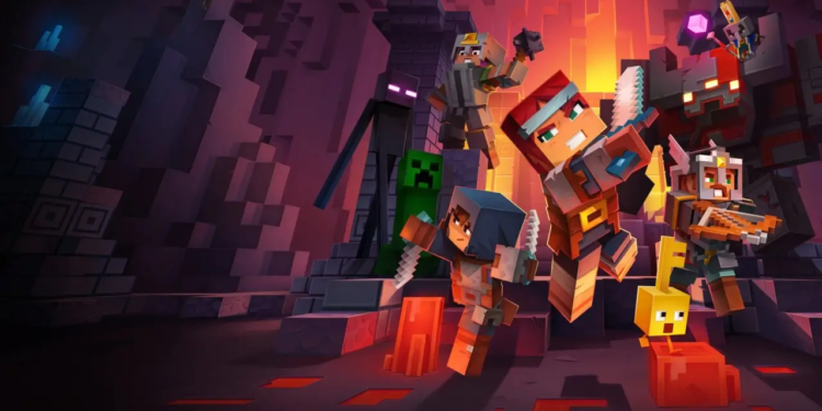 Mojang studios kembangkan sekuel minecraft dungeons