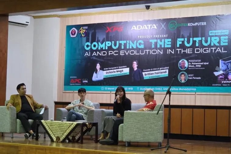 Bersama Universitas Gunadarma, ENTER KOMPUTER Gelar Talkshow Bertemakan AI dan Evolusi PC