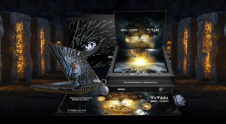 MSI Hadirkan Laptop Titan 18 HX Dragon Edition Norse Myth, Ditenagai RTX 50 Series