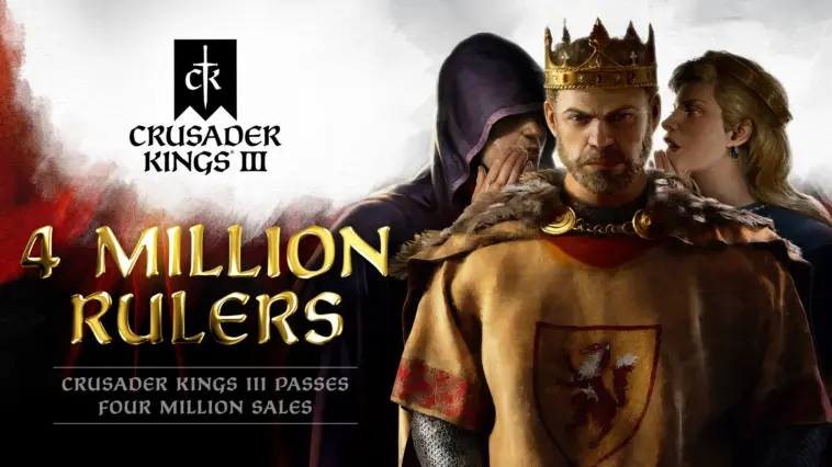 Penjualan Crusader Kings III Tembus 4 Juta Kopi