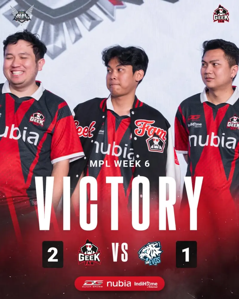 Hasil mpl id s15 week 6 geek fam vs evos, debut branz belum cukup 2 Hasil mpl id s15 geek fam vs evos