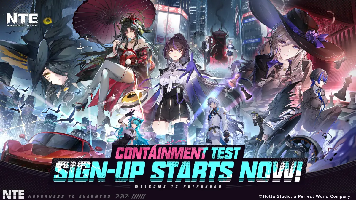 Neverness to everness buka rekrutmen containment test di pc!