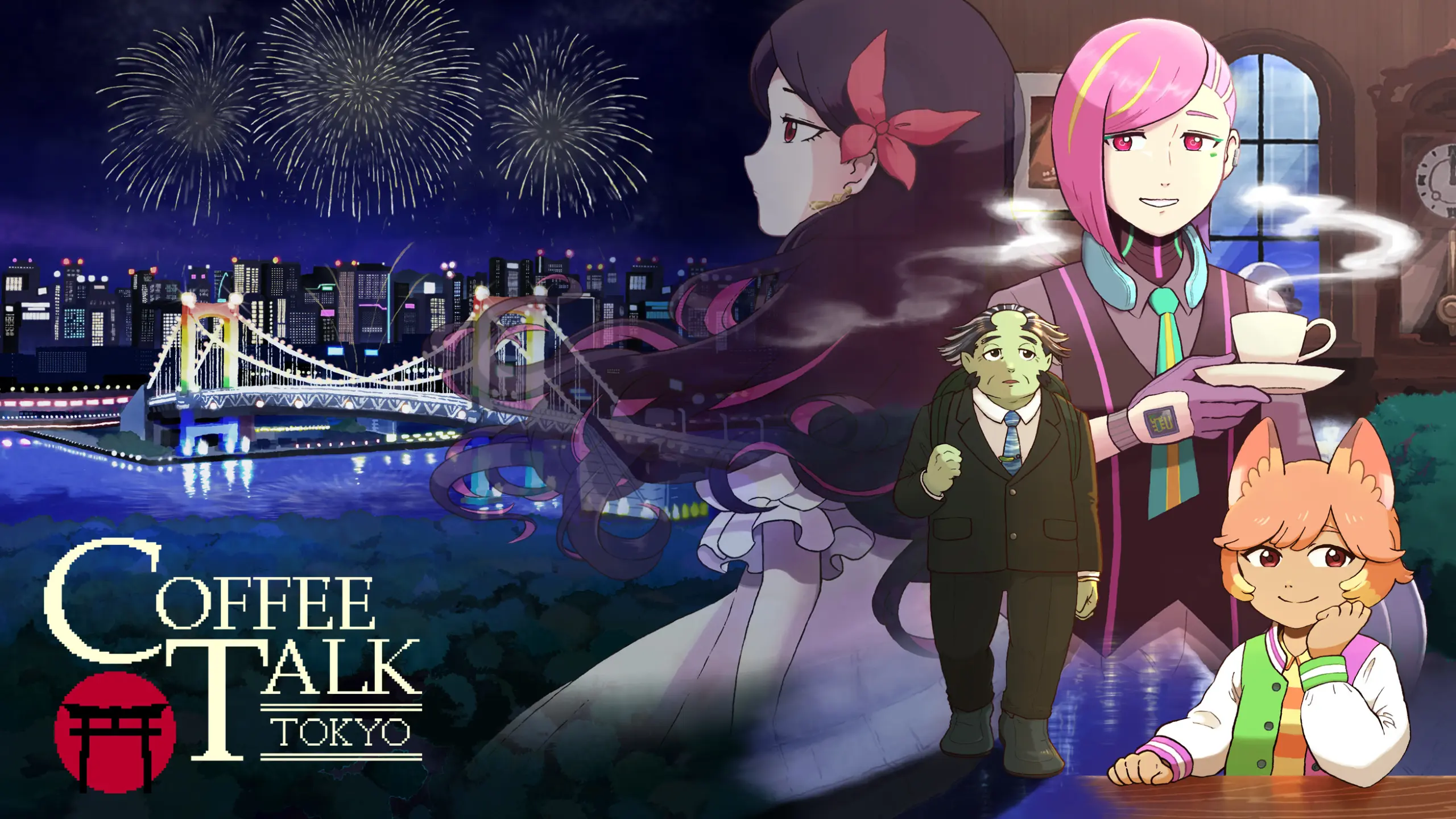 Toge productions umumkan akses demo coffee talk tokyo di steam!