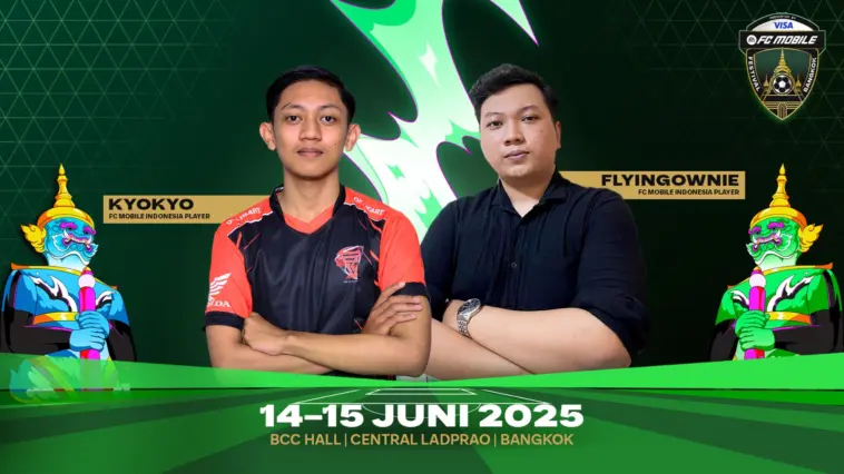 Dua Pro Player FC Mobile Indonesia Siap Tampil di Panggung Internasional Bangkok