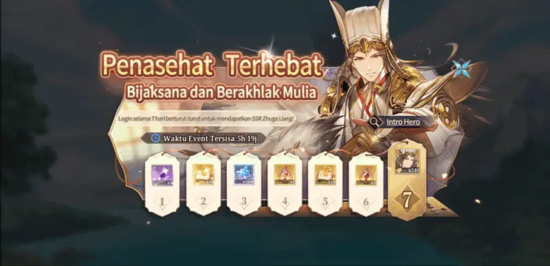 Samkok Fantasy Debut di Indonesia: Bahasa Lokal dan Reward Eksklusif Menanti! 3 Samkok Fantasy Event