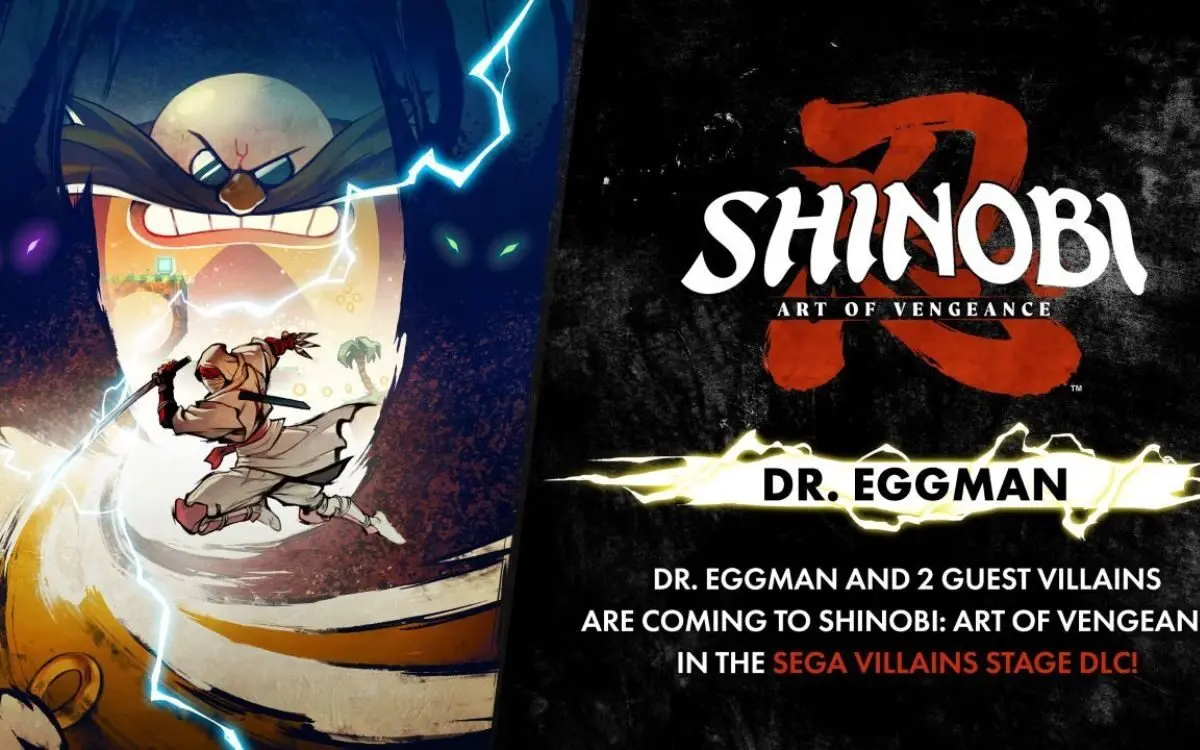 SHINOBI: Art of Vengeance Tambahkan Dr. Eggman ke SEGA Villains Stage DLC