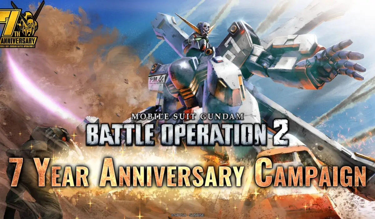 MOBILE SUIT GUNDAM BATTLE OPERATION 2 Rayakan Anniversary ke-7 1 Bandai Namco