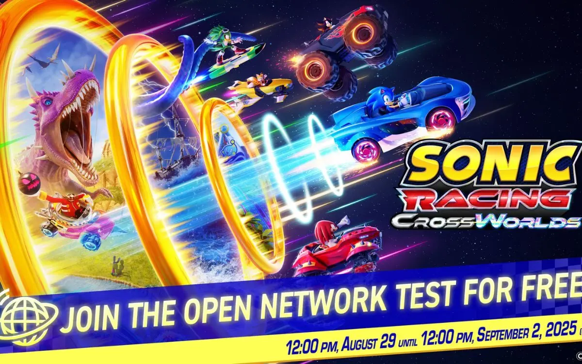 Open Network Test Sonic Racing: CrossWorlds Siap Dibuka Mulai 29 Agustus