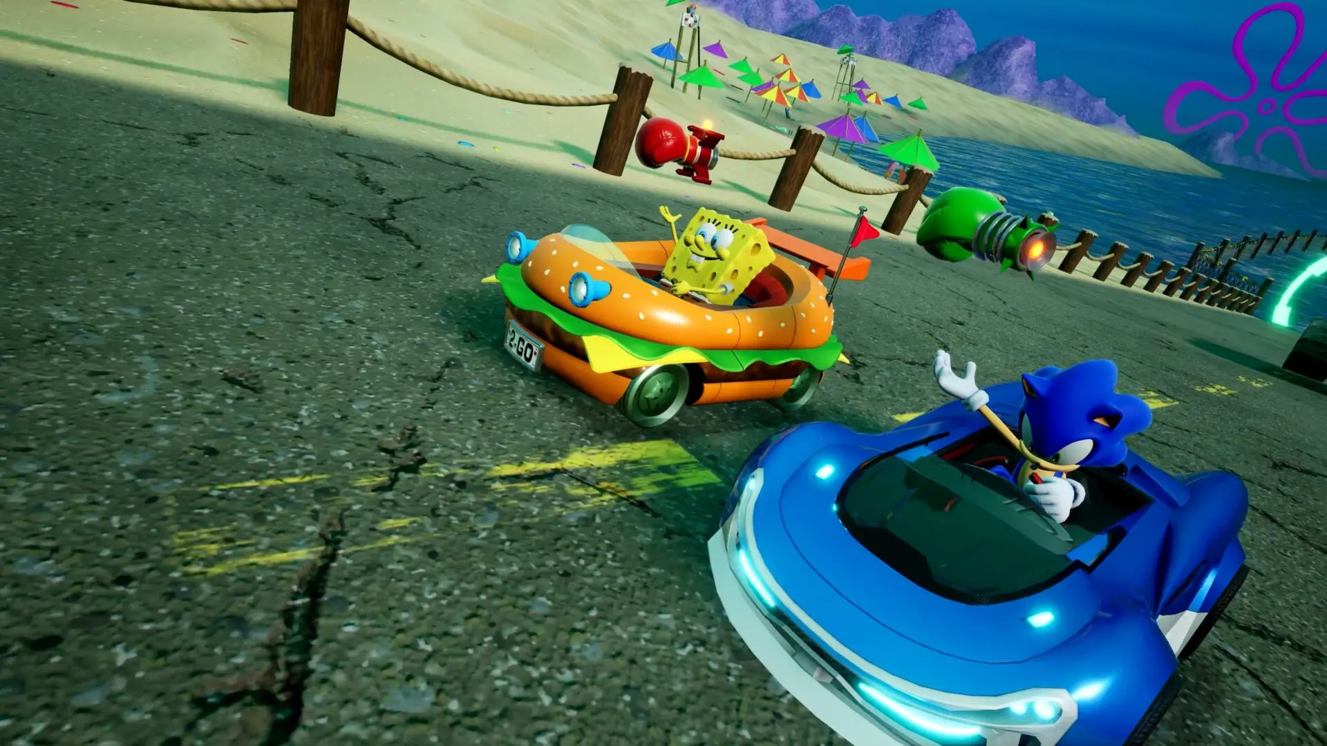 Takashi iizuka jelaskan alasan karakter tamu di sonic racing crossworlds tidak memiliki suara