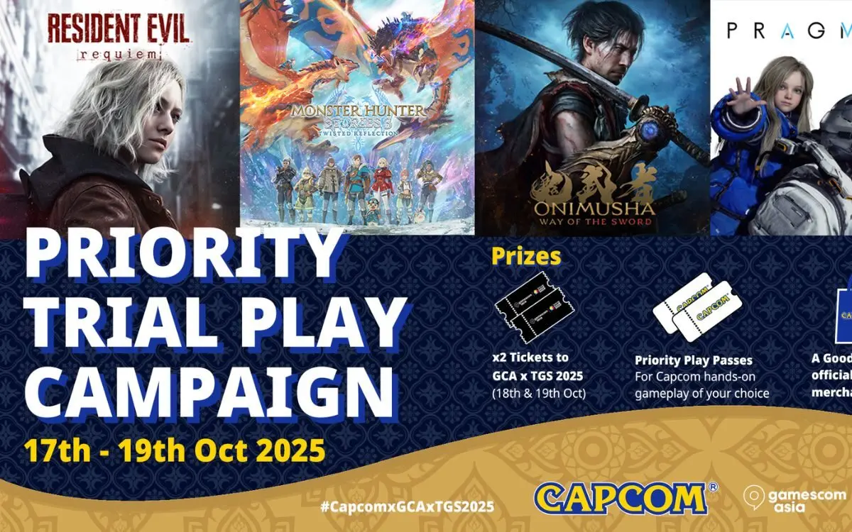 CAPCOM Umumkan Program Fan Engagement di gamescom asia x Thailand Game Show 2025