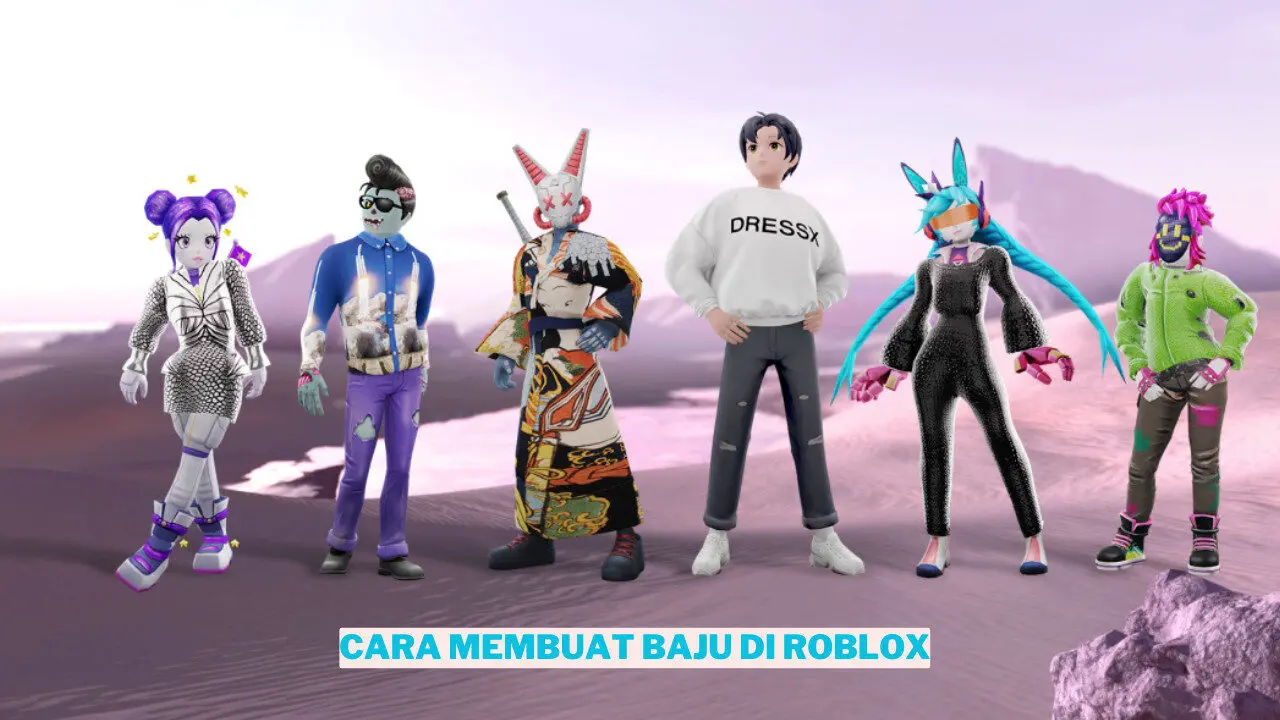 Cara membuat baju di roblox dengan mudah 1 Cara membuat baju di roblox