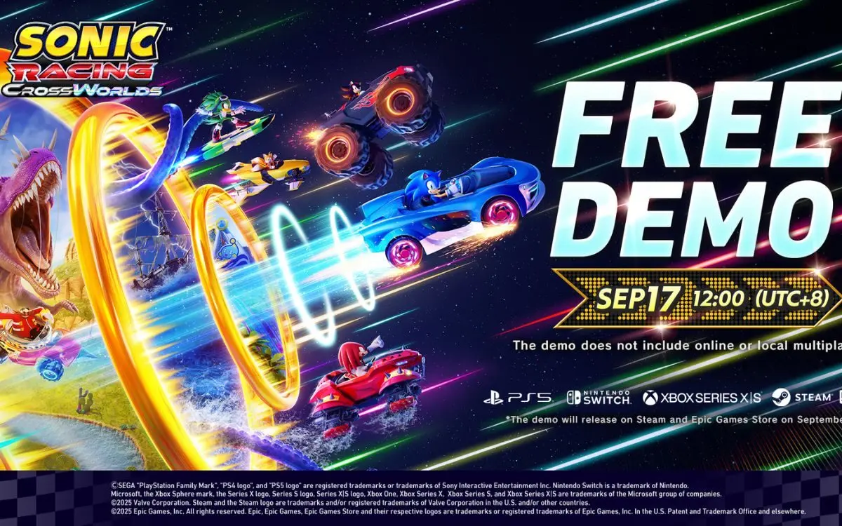 Demo Sonic Racing: CrossWorlds Sudah Tersedia, Coba Sekarang!