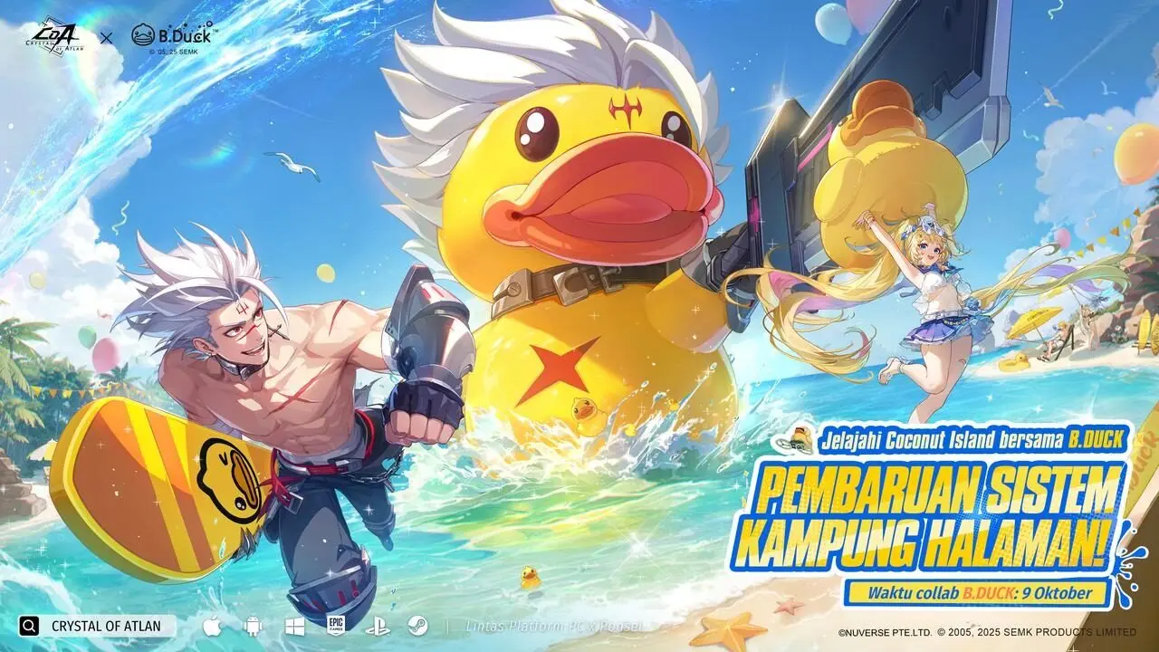 Crystal of Atlan Rilis Kolaborasi B.Duck & Update Kampung Halaman 30 Oktober 4 Crystal of Atlan Rilis Kolaborasi B.Duck & Update Kampung Halaman 30 Oktober
