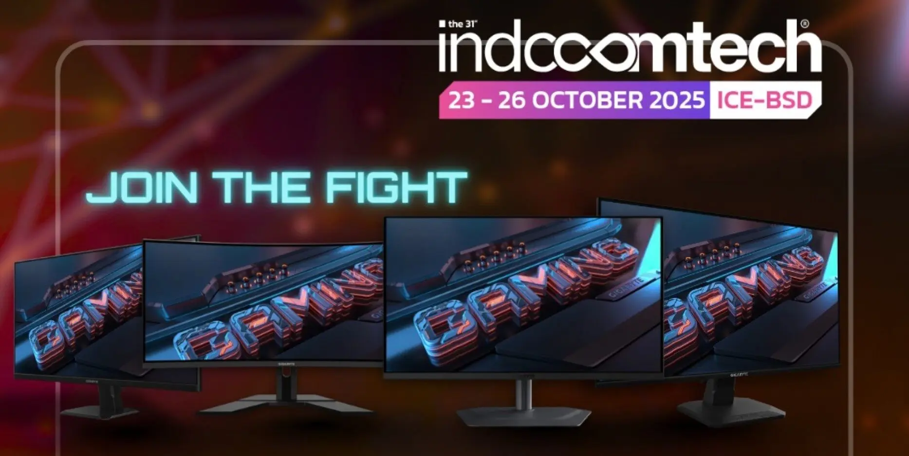 GIGABYTE Pamerkan Inovasi Gaming, AI, dan Visual di Indocomtech 2025