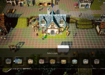Hirohito suzuki fitur town building di octopath traveler 0 diperlukan