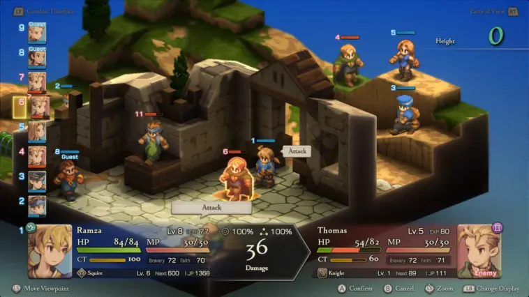 Kazutoyo Maehiro Sangat Teliti Dengan Ui Final Fantasy Tactics The Ivalice Chronicles Di Pc