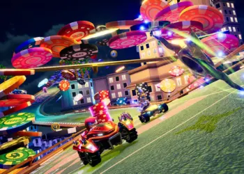 Takashi iizuka implementasi fitur cross play di sonic racing crossworlds jauh lebih sulit