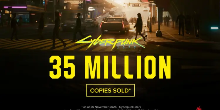 Penjualan cyberpunk 2077 tembus 35 juta kopi