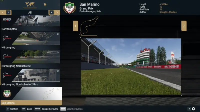 Review project motor racing: sim balap yang penuh potensi namun belum siap di peluncuran 3 Berbagai pilihan sirkuit project motor racing