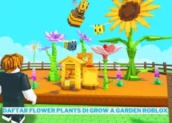 Daftar flower plants di grow a garden roblox