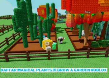 Daftar magical plants di grow a garden roblox