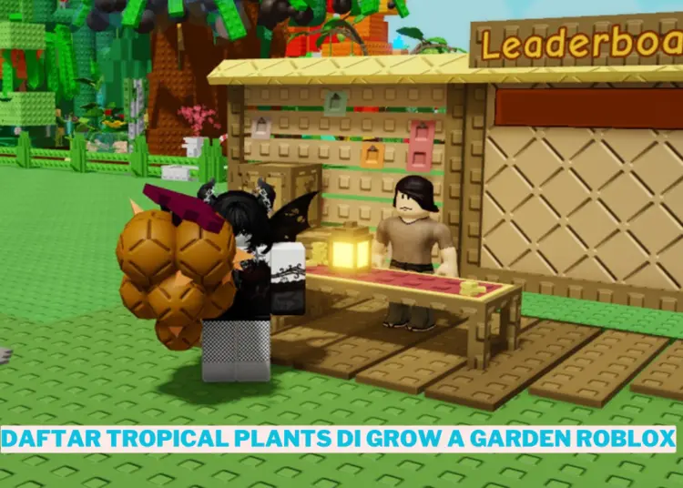 Daftar tropical plants di grow a garden roblox