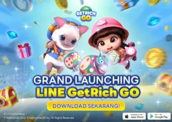Line luncurkan board game terbaru "line getrich go" 4 Grand launching landscape 1