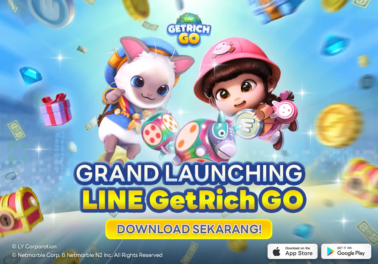 LINE Luncurkan Board Game Terbaru "LINE GetRich GO" 1 LINE Luncurkan Board Game Terbaru “LINE GetRich GO”