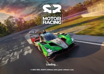 Loading title game project motor racing